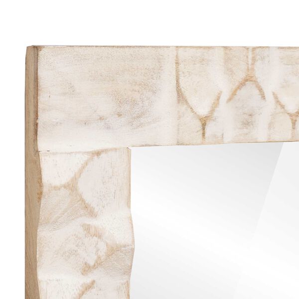 vidaXL Kylpyhuoneen peili Valkoinen pesu viimeistely 50 x 70 x 2,5 cm