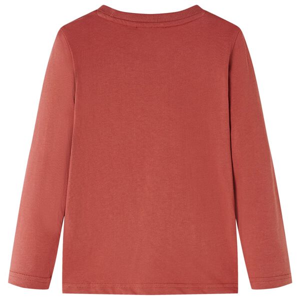 Lasten pitkähihainen T-paita henna 104