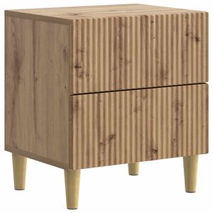 vidaXL Y&ouml;p&ouml;yt&auml;kaappi Artisaanitammi 43 x 34,5 x 48 cm Tekninen puu