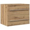 vidaXL Kylpyhuoneen pesuallaskaappi Artisan Oak 60x38,5x48 cm Puu