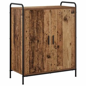vidaXL Kenk&auml;kaappi 76 x 36,5 x 93 cm Tekninen puu Vanha puu