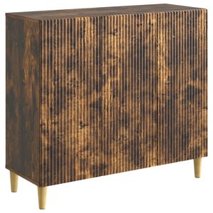 vidaXL Sivup&ouml;yt&auml; Savutammi 89 x 34,5 x 80 cm Tekninen puu
