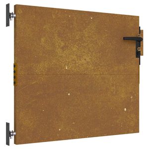 vidaXL Puutarhaportti 85x125 cm Corten-ter&auml;s neli&ouml;nmuotoinen