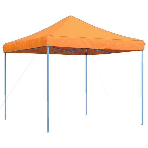 vidaXL Taitettava pop-up juhlateltta oranssi 292x292x315 cm