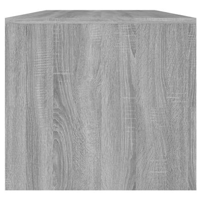 vidaXL Sohvapöytä harmaa Sonoma 102x50x45 cm tekninen puu