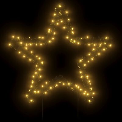 vidaXL Joulutähti valokoriste piikeillä 115 LED-valoa 85 cm