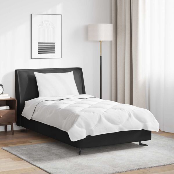 vidaXL Peittosarja tyynyllä 2 pcs Valkoinen Mikrokuitu