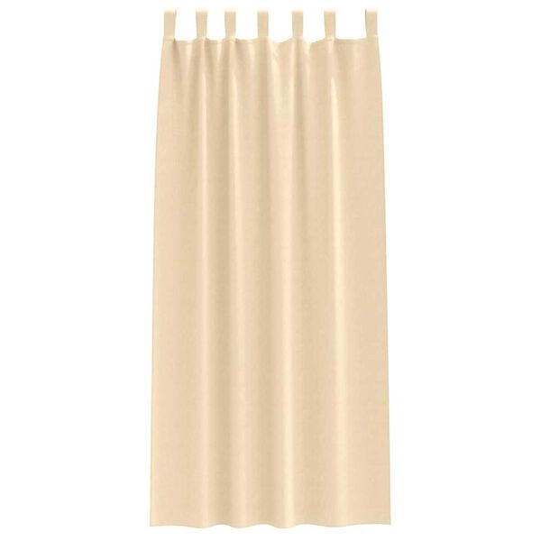 vidaXL Piment&auml;v&auml; verho renkailla 2 pcs Kerma 260 x 140 cm Polyesteri