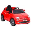 vidaXL Lasten s&auml;hk&ouml;auto Fiat 500 punainen