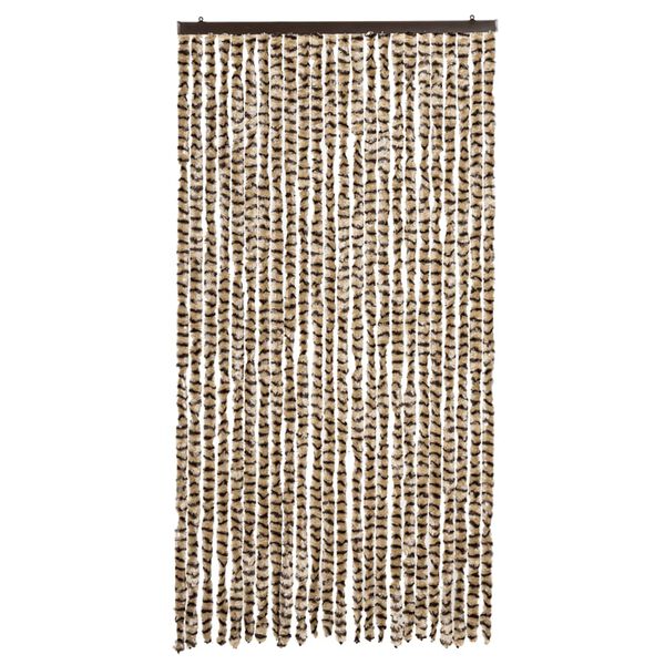 vidaXL Hy&ouml;nteisverho beige ja ruskea 100x230 cm chenille