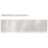vidaXL Nurmireunus 30 pcs Hopea 100 x 0,05 x 30 cm Ruostumaton ter&auml;s