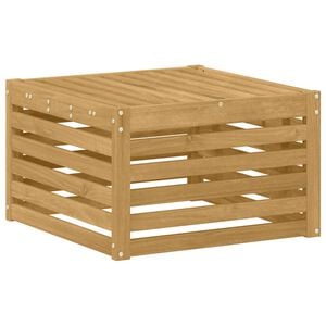vidaXL Ulkojalkop&ouml;yt&auml; Tihe&auml; akasiapuu Valkopesu 59 x 59 x 37 cm