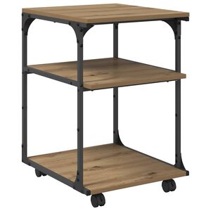 vidaXL Tulostinpidike Artisan tammi 43 x 48 x 64 cm Tekninen puu