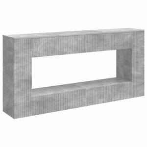 vidaXL Konsolip&ouml;yt&auml; Betoni Harmaa 155 x 29 x 74 cm K&auml;sitelty puu