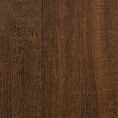 vidaXL Sohvapöytä ruskea tammi 55x55x36,5 cm tekninen puu
