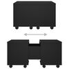 vidaXL Sohvap&ouml;yt&auml; musta 60x60x38 cm tekninen puu