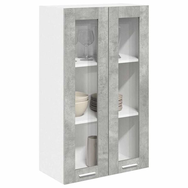 vidaXL Henkarikaappi Betoni Harmaa 60 x 31 x 100 cm Tekninen puu