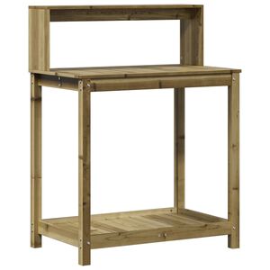 vidaXL Ruukutusp&ouml;yt&auml; hyllyll&auml; 82,5x50x109,5 cm kyll&auml;stetty m&auml;nty