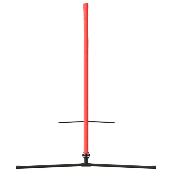 vidaXL Tennisverkko musta ja punainen 300x100x87 cm polyesteri