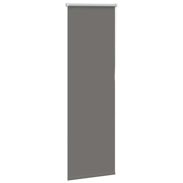 vidaXL Rullaverho Blackout harmaa 50x130 cm Kankaan leveys 45,7 cm