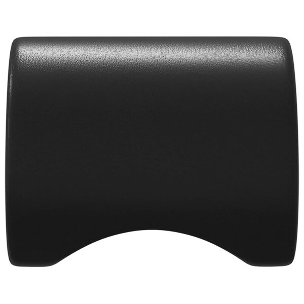 vidaXL Kaappikahva 12 pcs Musta 18 x 23 mm Rauta