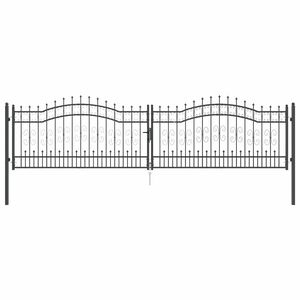 vidaXL Aitaovi K&auml;rkiyksik&ouml;ll&auml; KAMPEN 404 x 100 cm Ter&auml;s Harmaa