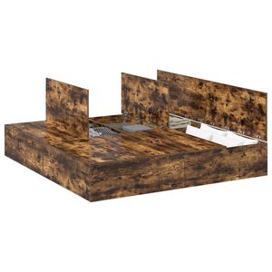 vidaXL S&auml;ilytystilallinen s&auml;ngynrunko Savup&auml;hkin&auml; 200 x 200 cm