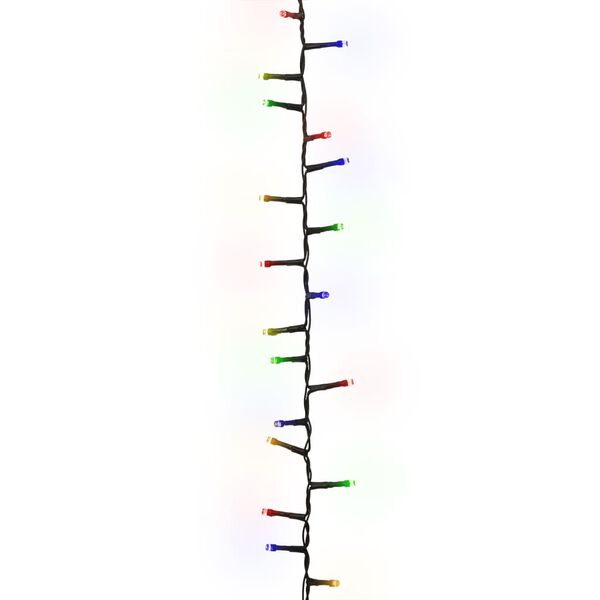 vidaXL Kompakti LED-valonauha 1000 LED-valoa monivärinen 25 m PVC