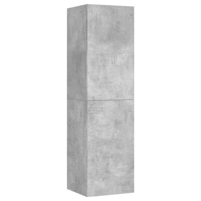 vidaXL TV-taso betoninharmaa 30,5x30x110 cm tekninen puu