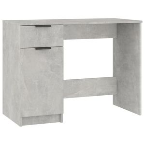 vidaXL Ty&ouml;p&ouml;yt&auml; betoninharmaa 100x50x75 cm tekninen puu