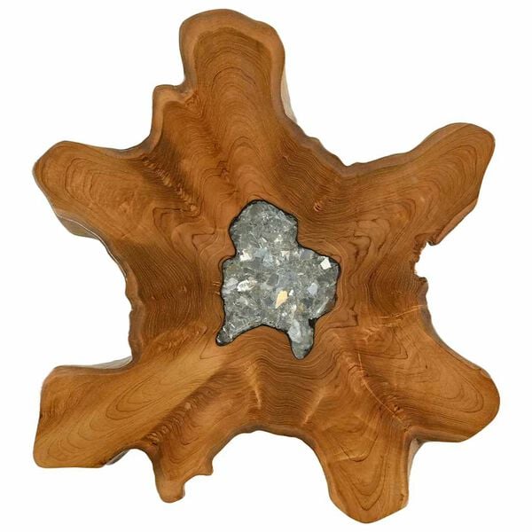 vidaXL Sohvap&ouml;yt&auml; 70x45 cm t&auml;ysi tiikki ja polyesterihartsi