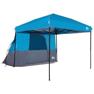vidaXL Leirint&auml;telttasarja katolla 2 pcs Sininen Taffeta ja kangas
