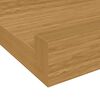 vidaXL Sein&auml;hylly hyllyll&auml; 4 pcs Beige 60 x 9 x 3 cm Tekninen puu