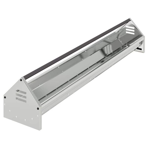 vidaXL Kananruokinta-astia Hopea 108 x 20,5 x 20 cm Galvanoitu ter&auml;s