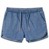 vidaXL Lasten shortsit denim sininen 104