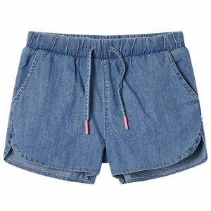 vidaXL Lasten shortsit denim sininen 104