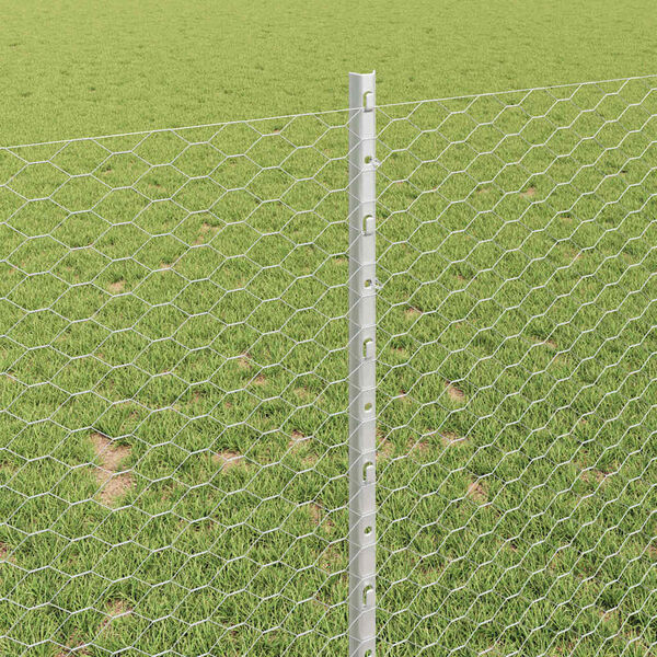 vidaXL Aita ja Tuki Hopea 1 x 50 m Ter&auml;s