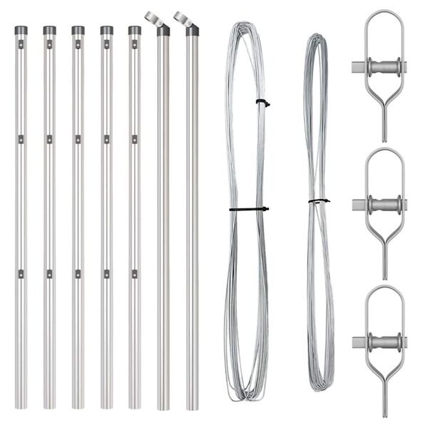 vidaXL Aitalatu 7 pcs Hopea Ter&auml;s