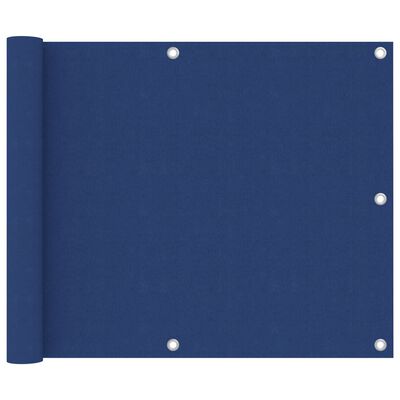 vidaXL Parvekkeen suoja sininen 75x300 cm Oxford kangas