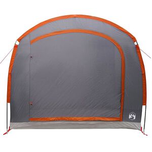 vidaXL Teltta 268 x 240 x 191 cm Harmaa ja oranssi Polyesteri