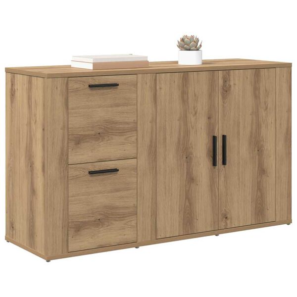 vidaXL laatikon kanssa artesaani tammi 100 x 33 x 59.5 cm Tekninen puu