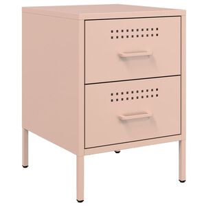 vidaXL Y&ouml;p&ouml;yt&auml; pinkki 36x39x50,5 cm ter&auml;s