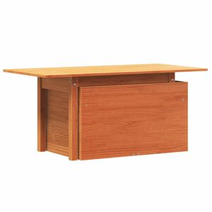 vidaXL Puutarhap&ouml;yt&auml; vahanruskea 100x50x75 cm t&auml;ysi m&auml;nty