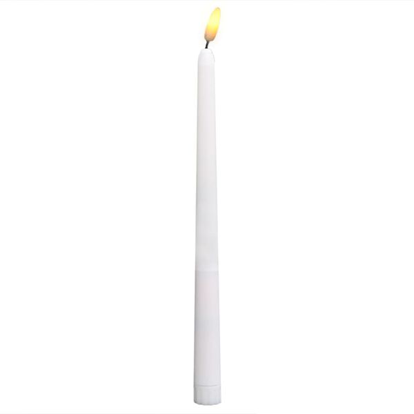 vidaXL Liekitt&ouml;m&auml;t LED kruunukynttil&auml;t 6 kpl l&auml;mmin valkoinen
