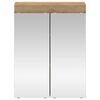 vidaXL Kylpyhuoneen Peilikaappi TULUM Artisan tammi 60 x 16,5 x 78 cm
