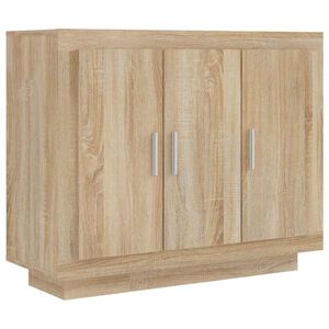 vidaXL Senkki Sonoma-tammi 92x35x75 cm tekninen puu