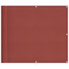 vidaXL Parvekkeen sermi terrakotta 90x700 cm 100 % polyesteri Oxford