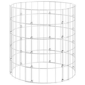 vidaXL Puutarhakomposti &Oslash;50x50 cm galvanoitu ter&auml;s