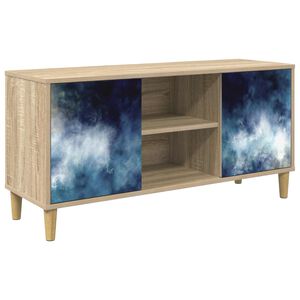 vidaXL TV-kaappi RAALTE 102 x 33 x 50 cm Sonoma Tekninen puu