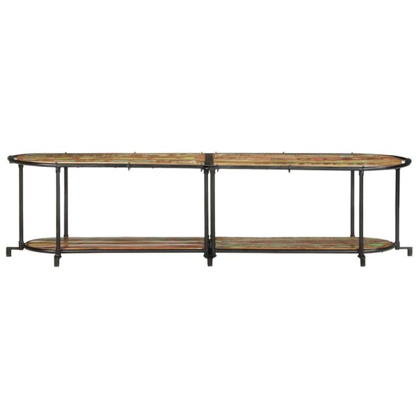 vidaXL TV-taso 160x42x40 cm kierr&auml;tetty t&auml;ysi puu